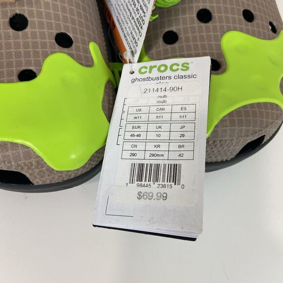 Crocs Classic Clog Ghostbusters 211414-90H New Mens 11 main image 10